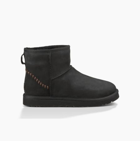 UGG Classic Mini Deco - Boots Herre - Svart (NO-Y988)